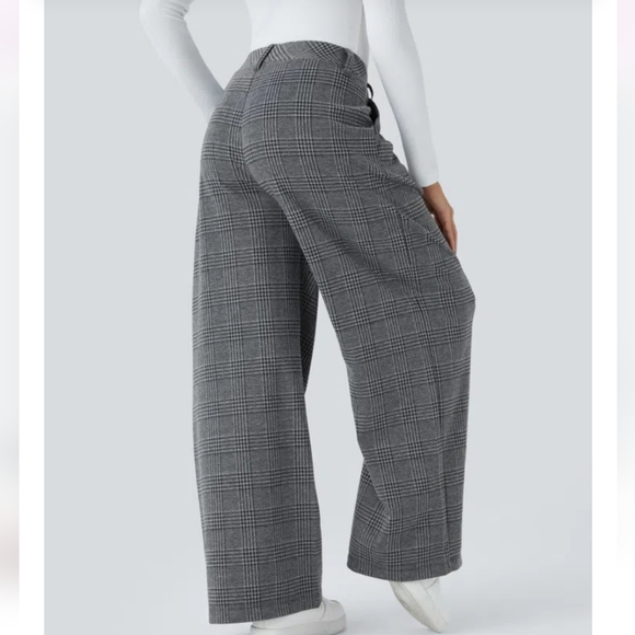 Halara Houndstooth Plaid Pants - Picture 2 of 5
